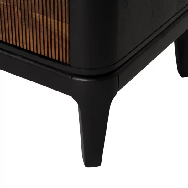 MUEBLE TV MARRÓN-NEGRO MADERA SALÓN 160 X 40 X 50 CM - Imagen 11