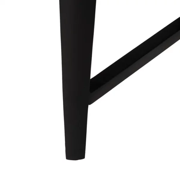 ARMARIO MARRÓN-NEGRO MADERA SALÓN 90 X 40 X 150 CM - Imagen 11