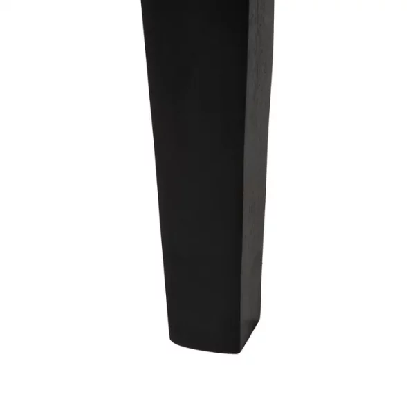 MESA COMEDOR MARRÓN-NEGRO MADERA SALÓN 180 X 90 X 76 CM - Imagen 9