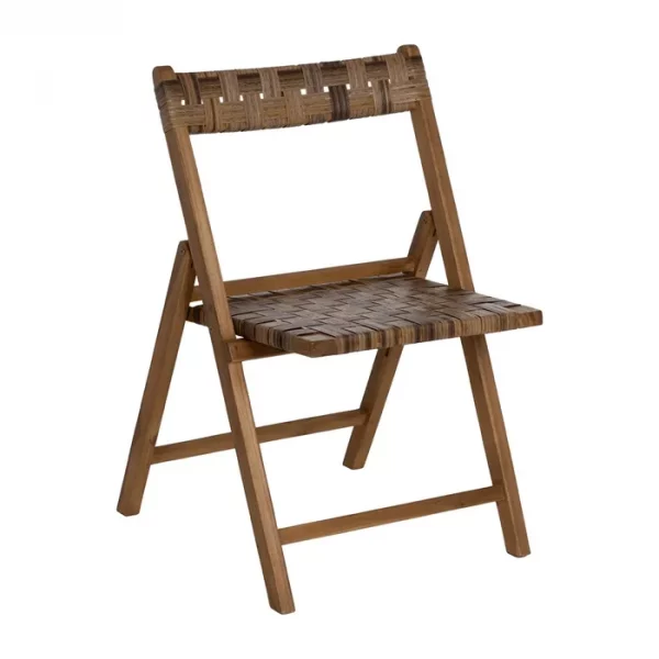 SILLA PLEGABLE NATURAL MADERA CONTRACT 51 X 60 X 80,50 CM - Imagen 3