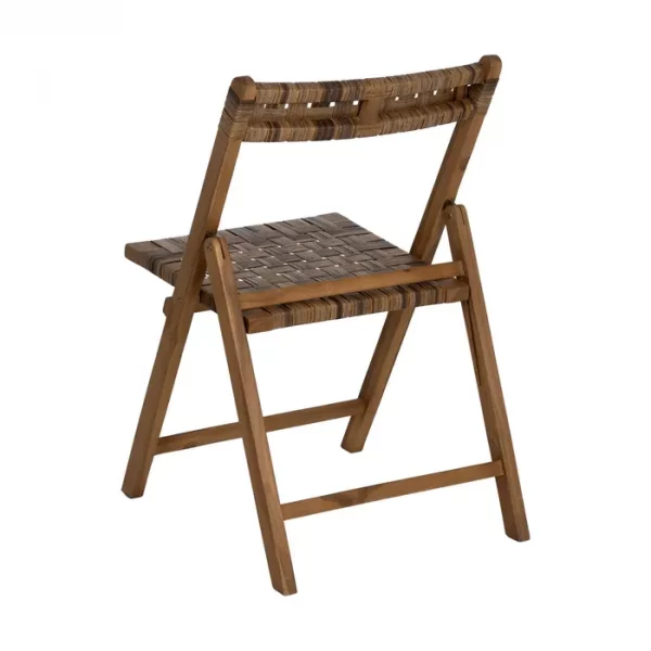 SILLA PLEGABLE NATURAL MADERA CONTRACT 51 X 60 X 80,50 CM - Imagen 5