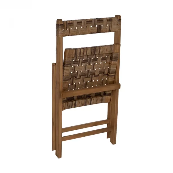 SILLA PLEGABLE NATURAL MADERA CONTRACT 51 X 60 X 80,50 CM - Imagen 6