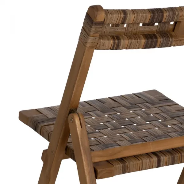 SILLA PLEGABLE NATURAL MADERA CONTRACT 51 X 60 X 80,50 CM - Imagen 14