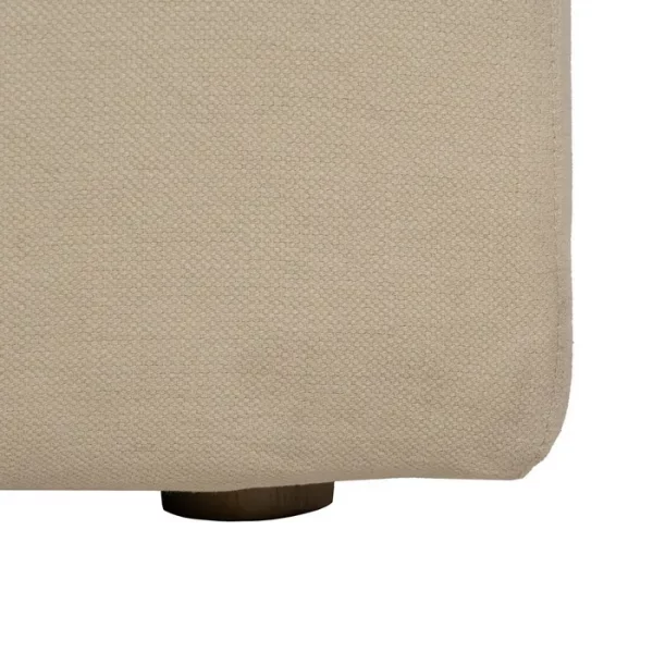 SOFÁ 2 PLAZAS BEIGE TEJIDO-MADERA 180 X 100 X 83 CM - Imagen 10