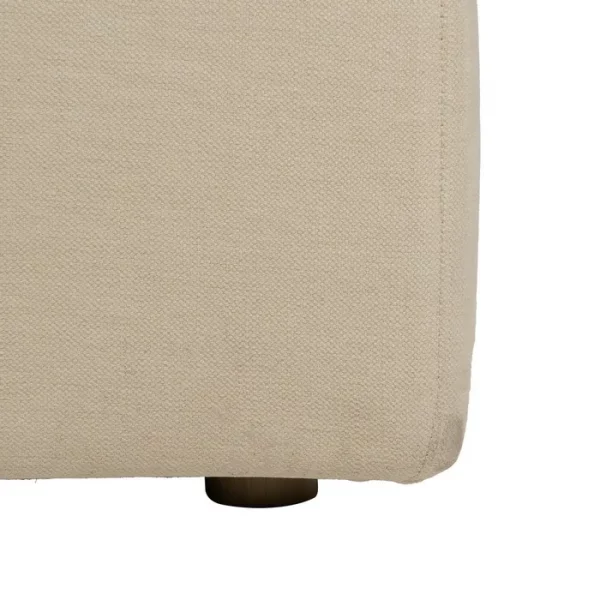 SOFÁ 3 PLAZAS BEIGE TEJIDO-MADERA 212 X 100 X 83 CM - Imagen 11