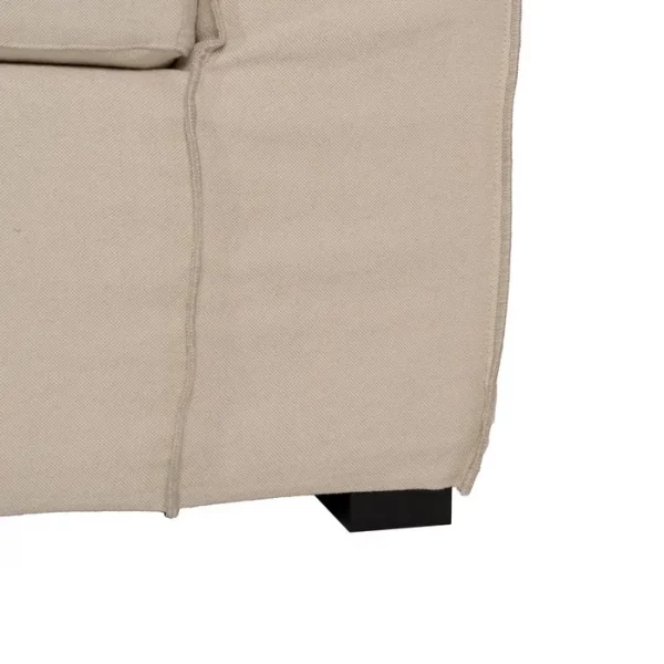 CHAISE-LOUNGER CREMA TEJIDO-MADERA 300 X 161 X 90 CM - Imagen 14