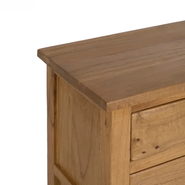 CONSOLA NATURAL MADERA MINDI ENTRADA 130 X 35 X 85 CM - Imagen 4