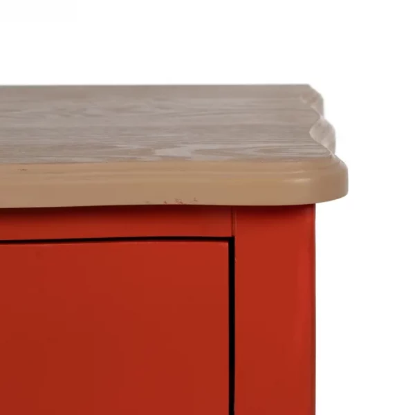 MESITA TERRACOTA MADERA 80 X 38 X 65,50 CM - Imagen 8