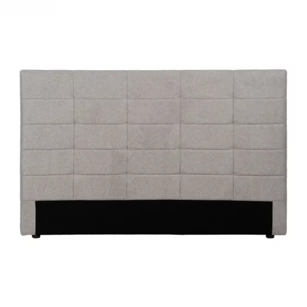 CABECERO GRIS TEJIDO DORMITORIO 160 X 8 X 100 CM - Imagen 2