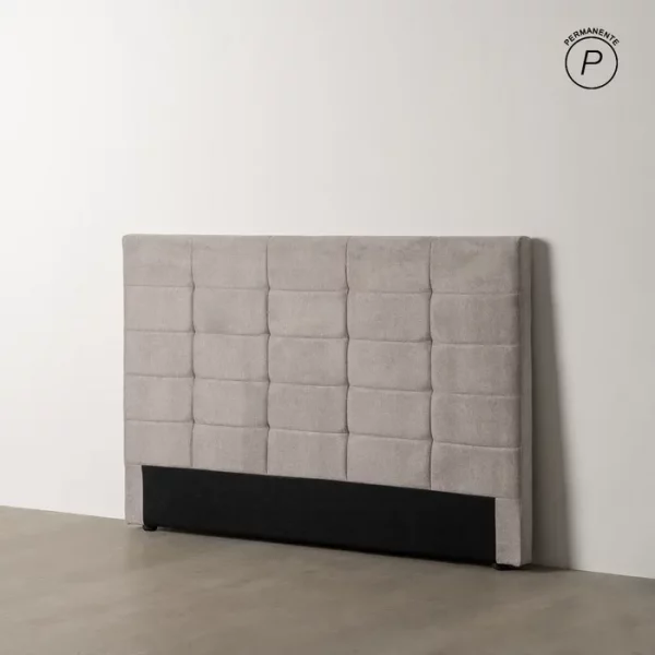 CABECERO GRIS TEJIDO DORMITORIO 160 X 8 X 100 CM