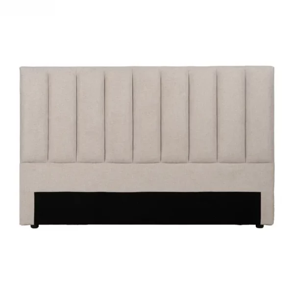 CABECERO BEIGE TEJIDO DORMITORIO 160 X 8 X 100 CM - Imagen 2