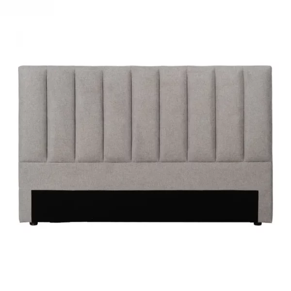 CABECERO GRIS TEJIDO DORMITORIO 160 X 8 X 100 CM - Imagen 2