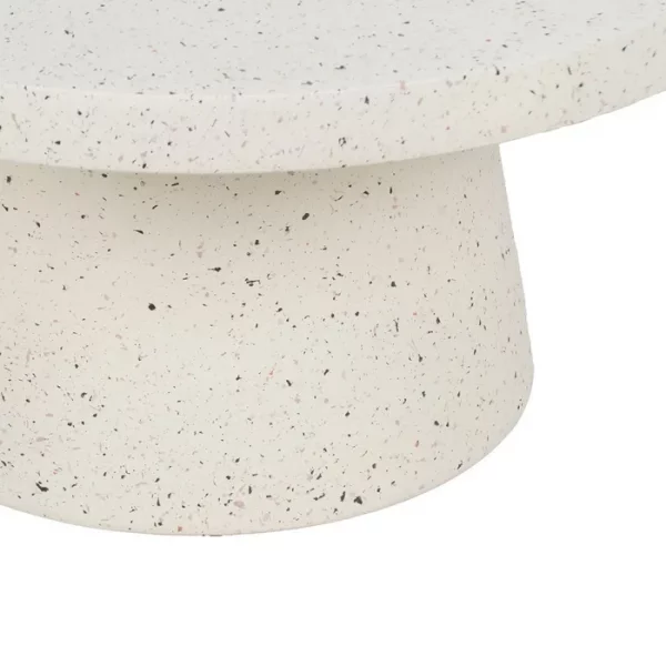 MESA CENTRO BLANCO FIBRA DE MAGNESIO 80 X 80 X 38 CM - Imagen 9