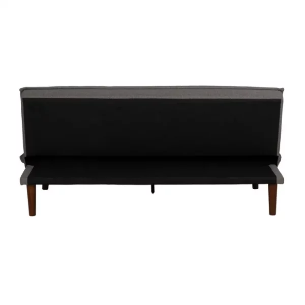SOFÁ-CAMA GRIS METAL-MADERA SALÓN 181 X 88 X 85,50 CM - Imagen 6
