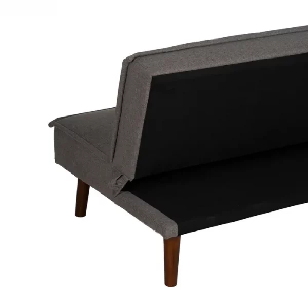 SOFÁ-CAMA GRIS METAL-MADERA SALÓN 181 X 88 X 85,50 CM - Imagen 15