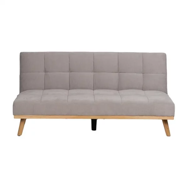 SOFÁ-CAMA GRIS METAL-MADERA SALÓN 178 X 94 X 86 CM - Imagen 5