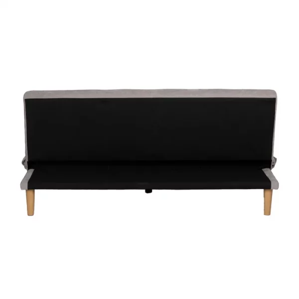 SOFÁ-CAMA GRIS METAL-MADERA SALÓN 178 X 94 X 86 CM - Imagen 6