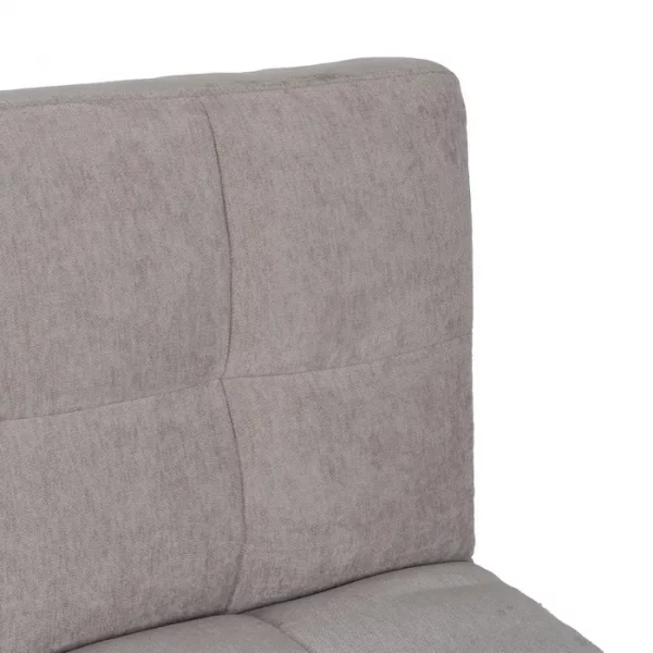 SOFÁ-CAMA GRIS METAL-MADERA SALÓN 178 X 94 X 86 CM - Imagen 12