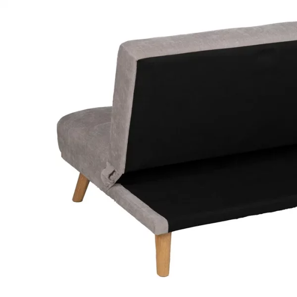 SOFÁ-CAMA GRIS METAL-MADERA SALÓN 178 X 94 X 86 CM - Imagen 13