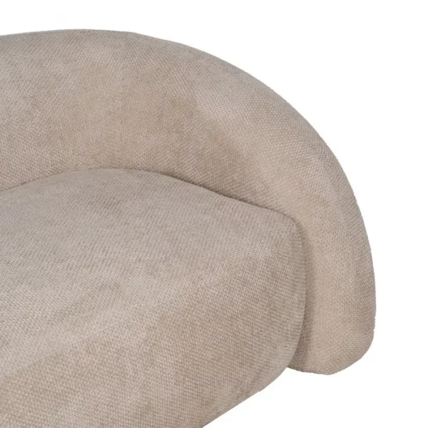 SOFÁ BEIGE TEJIDO SALÓN 200 X 89 X 61 CM - Imagen 9