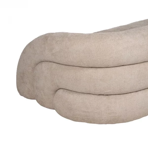 SOFÁ BEIGE TEJIDO SALÓN 200 X 89 X 61 CM - Imagen 11