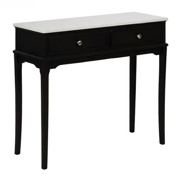CONSOLA NEGRO MÁRMOL-DM 90 X 33 X 76 CM - Imagen 2