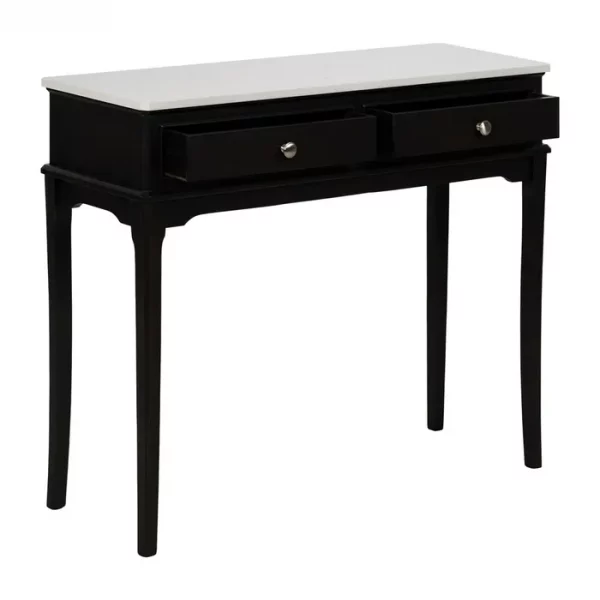 CONSOLA NEGRO MÁRMOL-DM 90 X 33 X 76 CM - Imagen 3