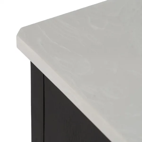 CONSOLA NEGRO MÁRMOL-DM 90 X 33 X 76 CM - Imagen 4