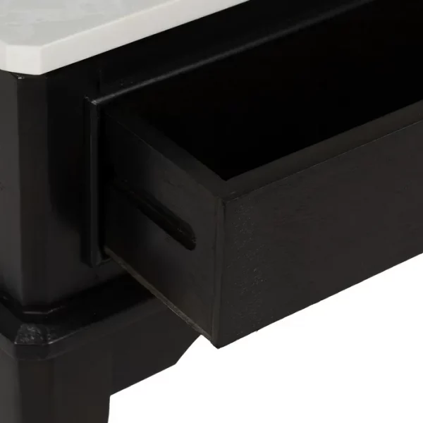CONSOLA NEGRO MÁRMOL-DM 90 X 33 X 76 CM - Imagen 5