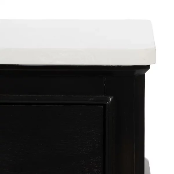 CONSOLA NEGRO MÁRMOL-DM 90 X 33 X 76 CM - Imagen 7