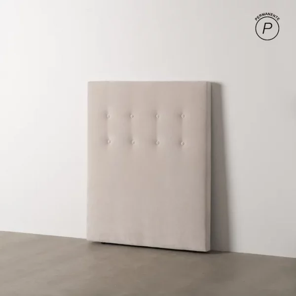 CABECERO CREMA TEJIDO DORMITORIO 100 X 8 X 125 CM