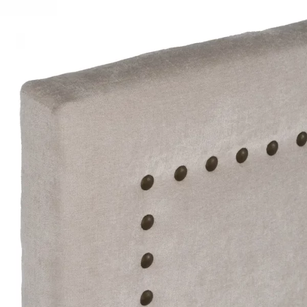 CABECERO CREMA TEJIDO DORMITORIO 165 X 7 X 125 CM - Imagen 4