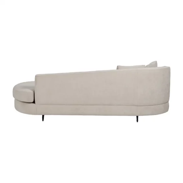SOFÁ CREMA TEJIDO SALÓN 235 X 103 X 80 CM - Imagen 5