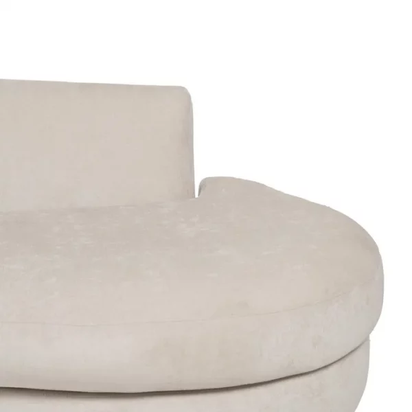 SOFÁ CREMA TEJIDO SALÓN 235 X 103 X 80 CM - Imagen 9