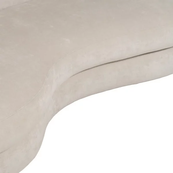 SOFÁ CREMA TEJIDO SALÓN 235 X 103 X 80 CM - Imagen 11