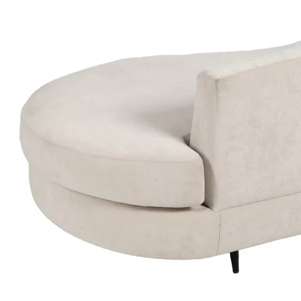 SOFÁ CREMA TEJIDO SALÓN 235 X 103 X 80 CM - Imagen 13