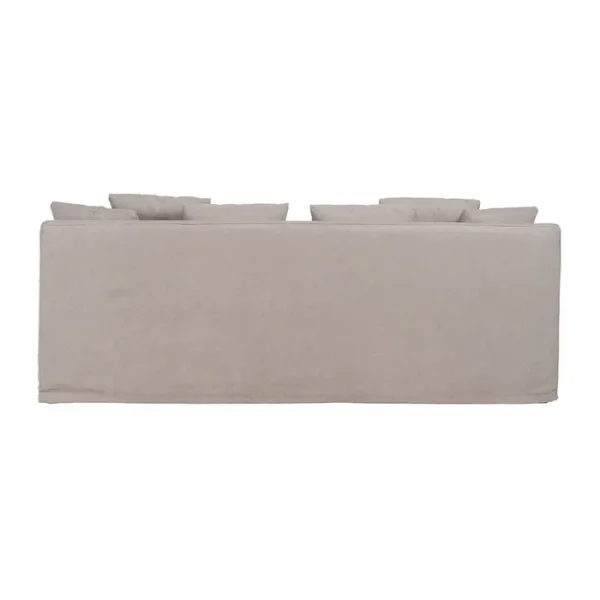 SOFÁ TAUPE TEJIDO SALÓN 237 X 91 X 78 CM - Imagen 4