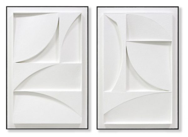 CUADRO YESO MDF 60X6,5X90 ABSTRACTO 3D 2 SURT. - Imagen 2