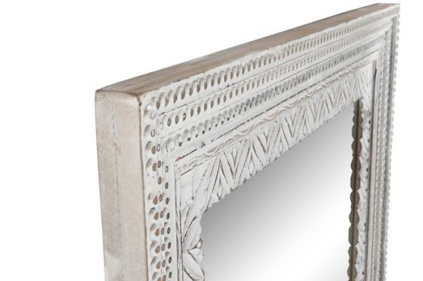 ESPEJO MANGO CRISTAL 87X4X175 DECAPE BLANCO - Imagen 2