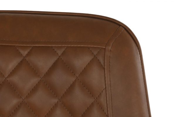SILLA METAL PU 48X52X85 CAMEL - Imagen 5