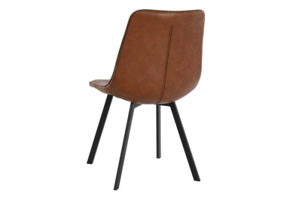 SILLA METAL PU 48X52X85 CAMEL - Imagen 6
