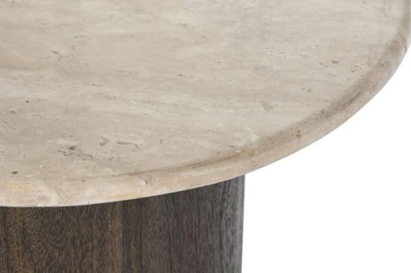 MESA CENTRO MANGO PIEDRA 120X70X53 BEIGE - Imagen 4