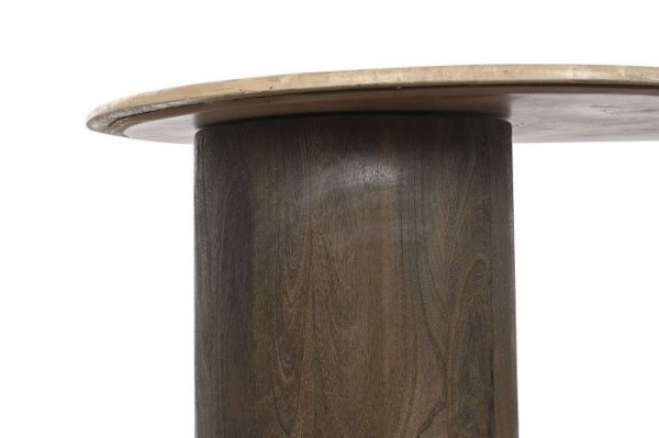 MESA CENTRO MANGO PIEDRA 120X70X53 BEIGE - Imagen 5