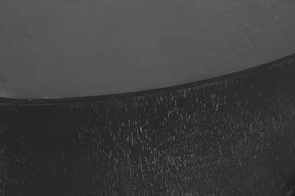 MESA CENTRO MANGO METAL 90X90X45 NEGRO - Imagen 3