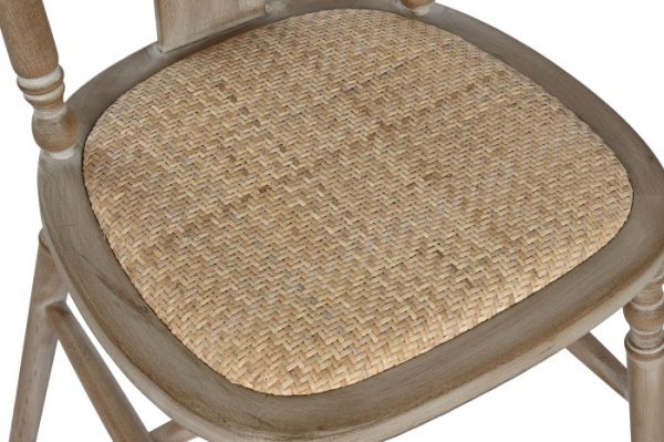 SILLA CEDRO RATAN 50X40X94 NATURAL - Imagen 2