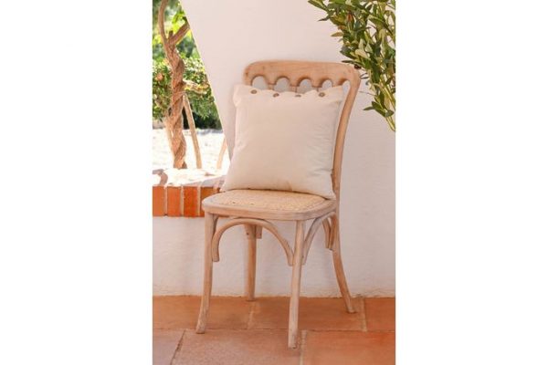 SILLA ABETO RATAN 45X46X92 MARRON CLARO - Imagen 2