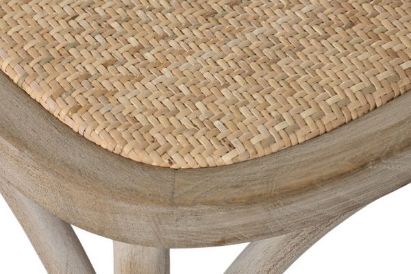 SILLA ABETO RATAN 45X46X92 MARRON CLARO - Imagen 5