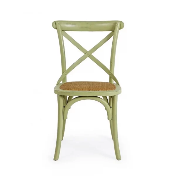 SILLA CROSS VERDE 50,5X52X87 - Imagen 2