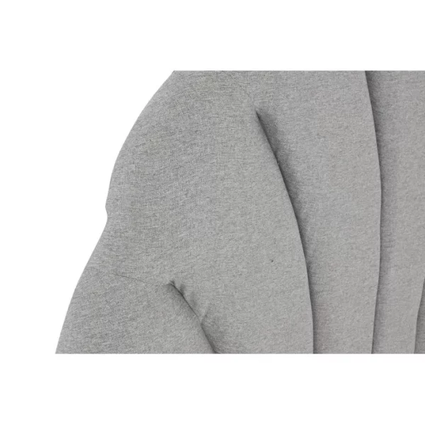 CABECERO CAMA POLIESTER MDF 157X8X160 GRIS - Imagen 2