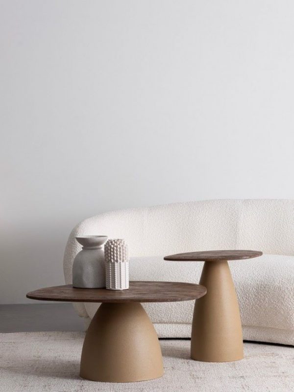 MESITA AUX STANLEY TOP RUSTIC BROWN 86 - Imagen 6